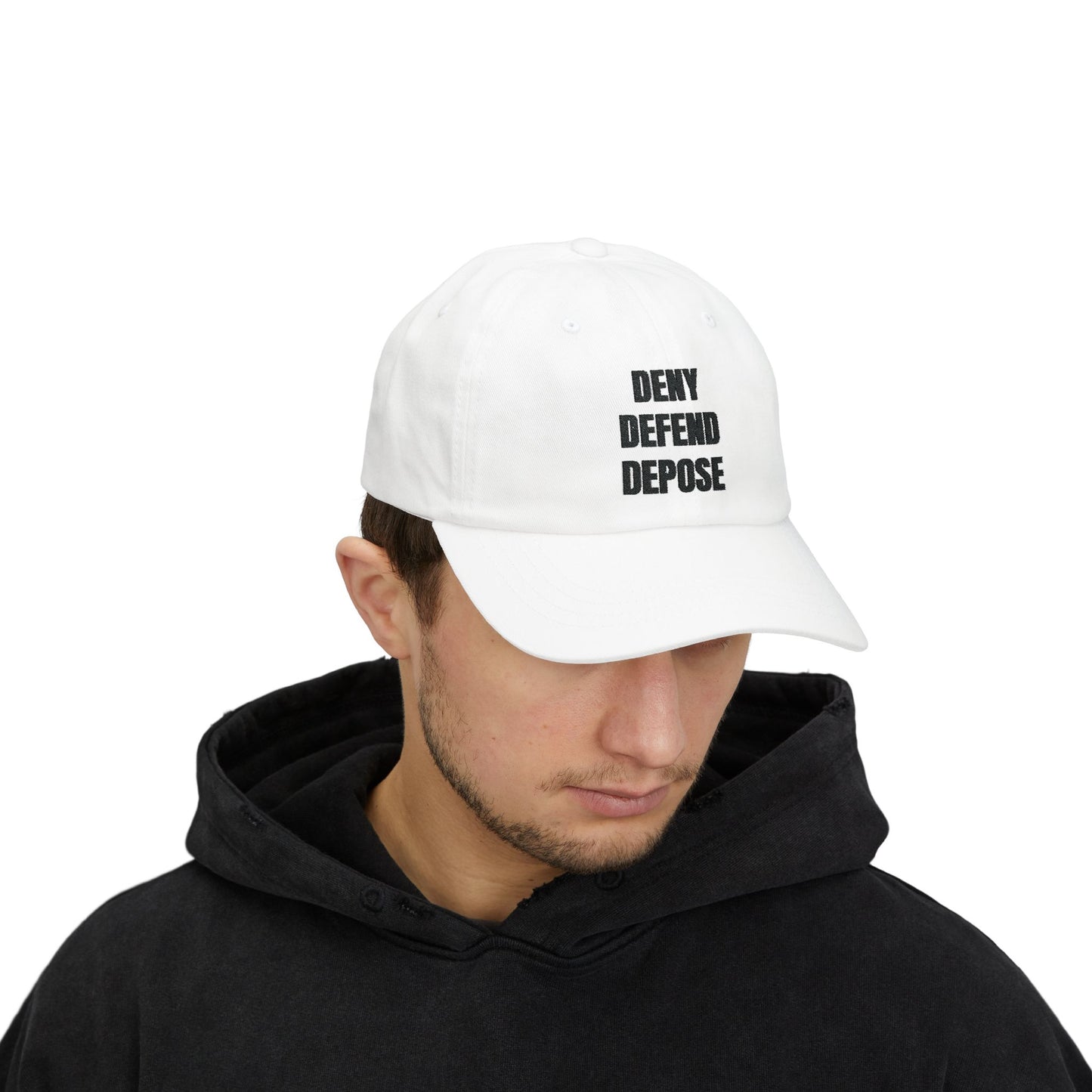 DENY, DEFEND, DEPOSE Classic Dad Cap