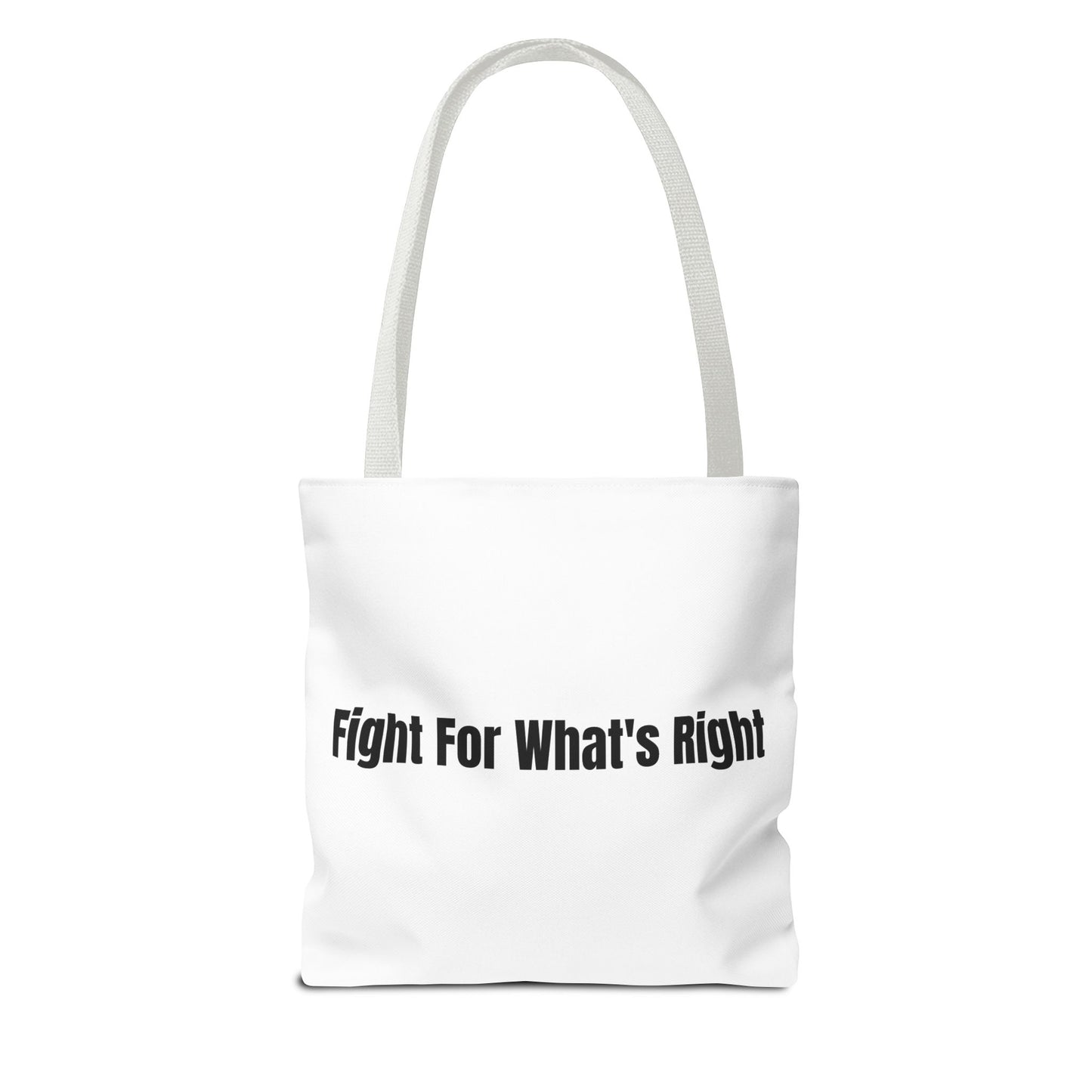 RAISE FISTS NOT PROFITS Tote bag.