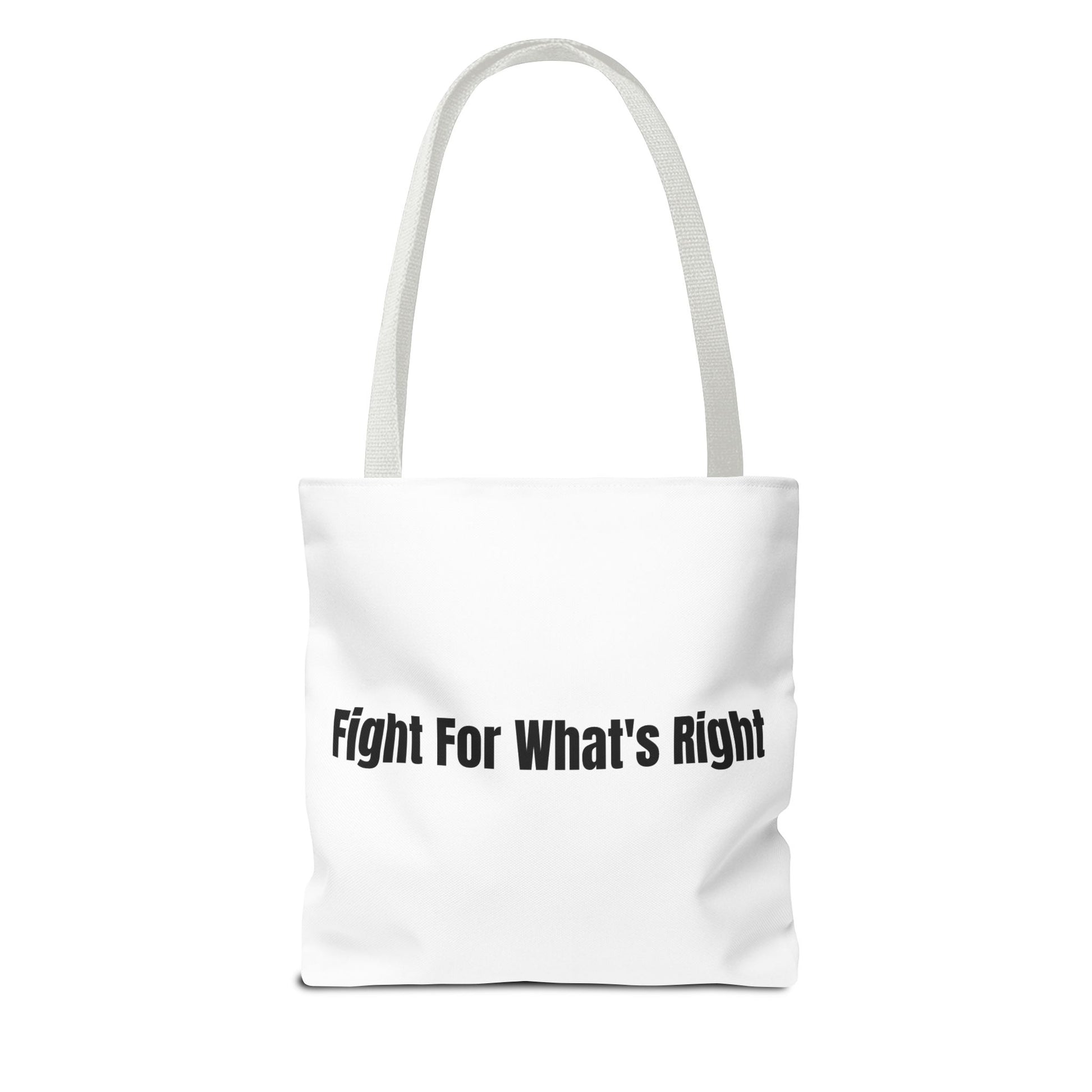 RAISE FISTS NOT PROFITS Tote bag.