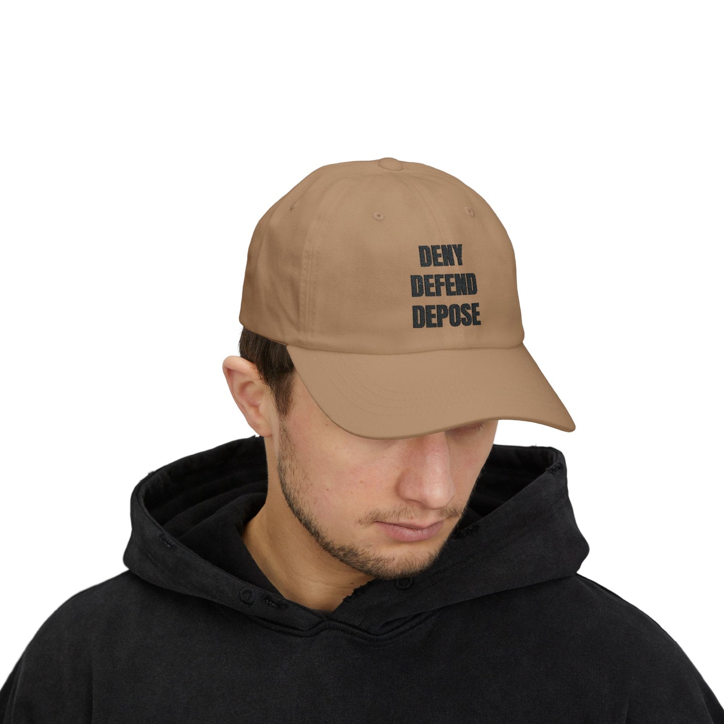 DENY, DEFEND, DEPOSE Classic Dad Cap