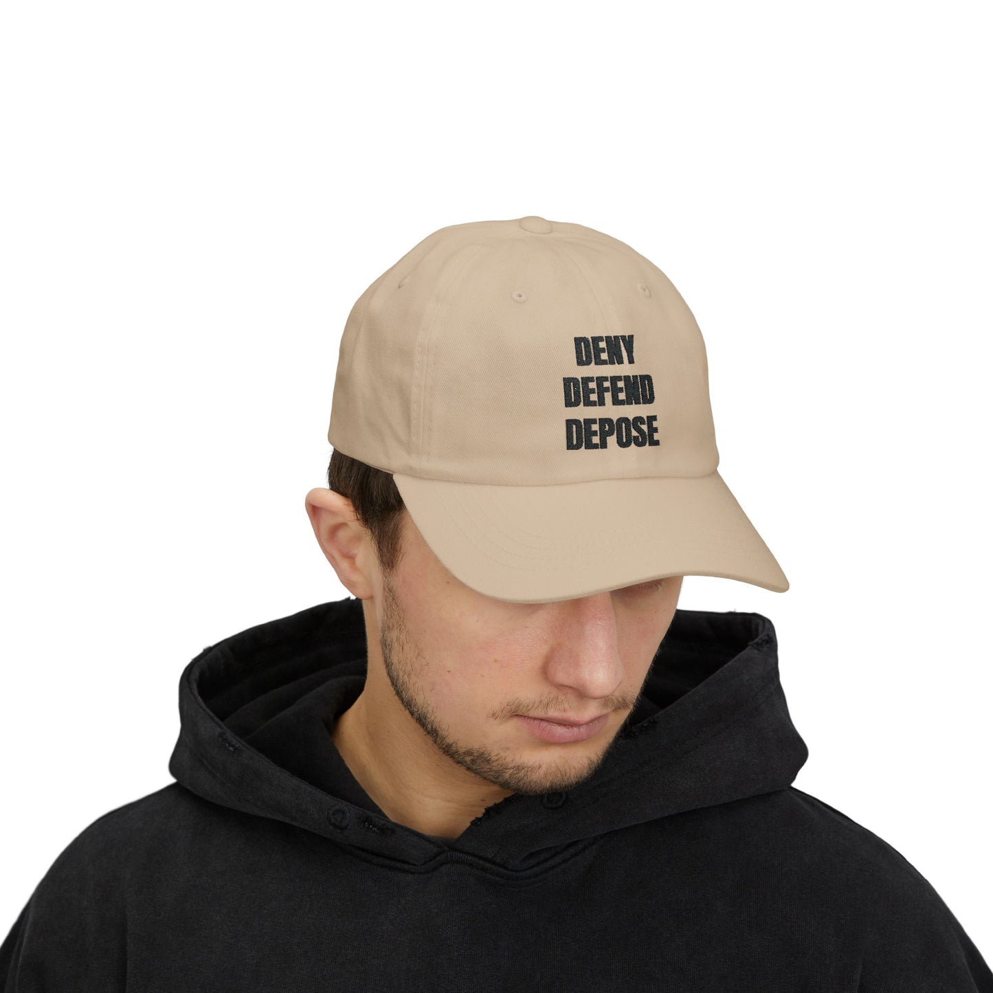 DENY, DEFEND, DEPOSE Classic Dad Cap